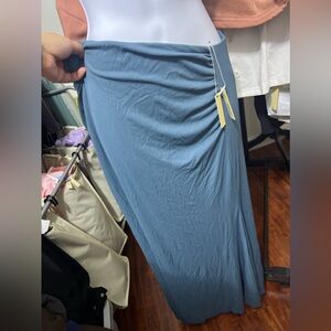 OGL Eco-SkinKiss® Ruched Side Mermaid Maxi Skirt